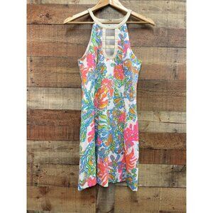 Lilly Pulitzer Dress 4 Shift Kennedy Casa Marina Halter Sleeveless